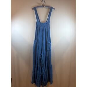 Cute blue summer overalls